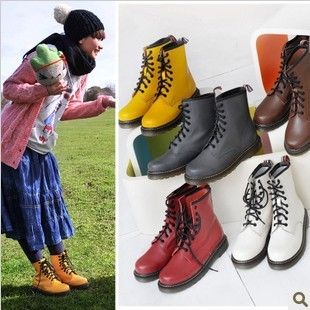 Bota Cuturno Vintage de Couro Fashion